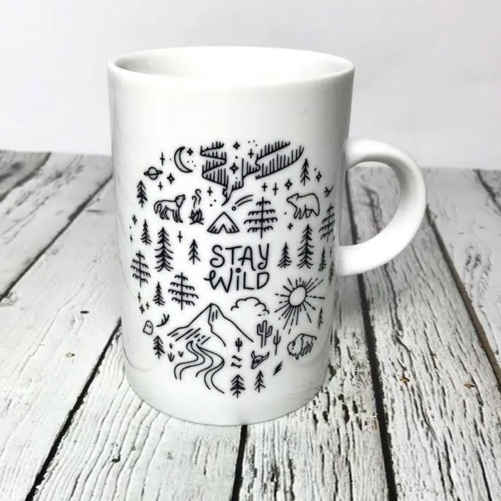 Danica Studio Stay Wild Mug EUC holds 14 oz